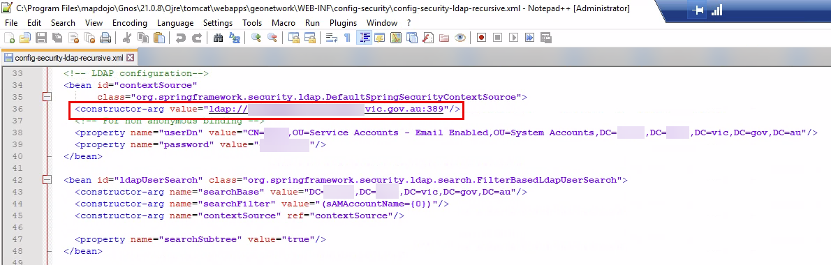 Gnos - config-security-ldap-recursive-xml